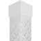 Ekena Millwork Craftsman Classic Square Non-Tapered Medium Marrakesh Fretwork Column CC0809ENMKMCSCS - alternate 4